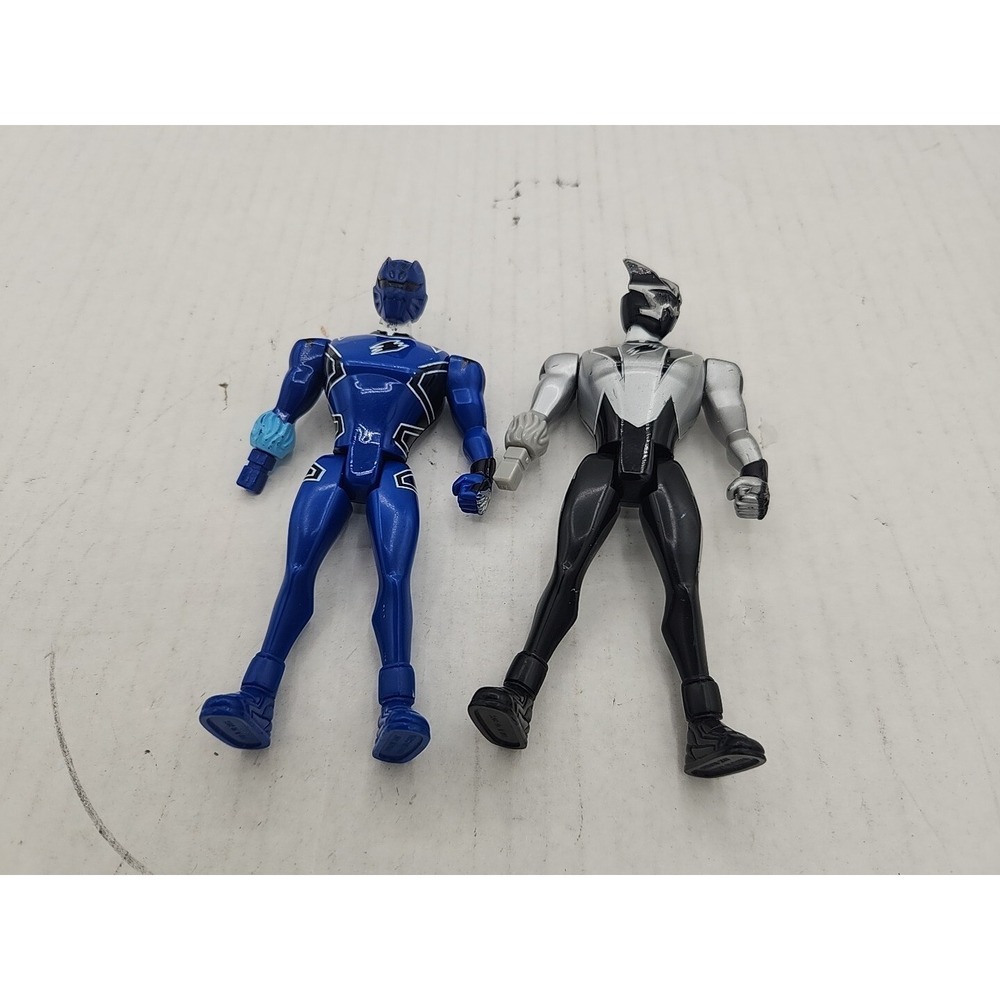 Power Rangers Jungle Fury Action Figure Lot Blue Ranger Wolf Ranger Figures